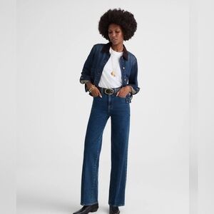 Madewell Size 30 Wide Leg Jean in Super Stretch